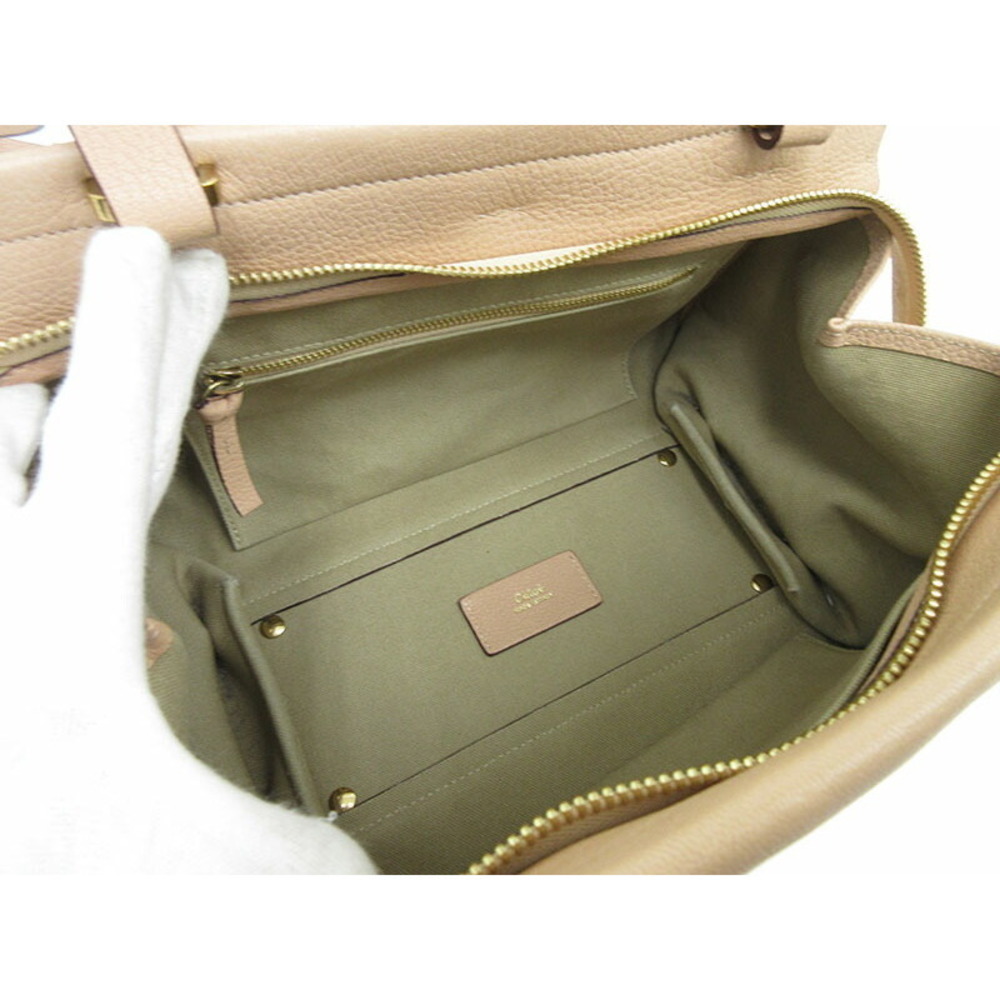 Chloe bag Crossbody beige leather - Picture 10 of 11